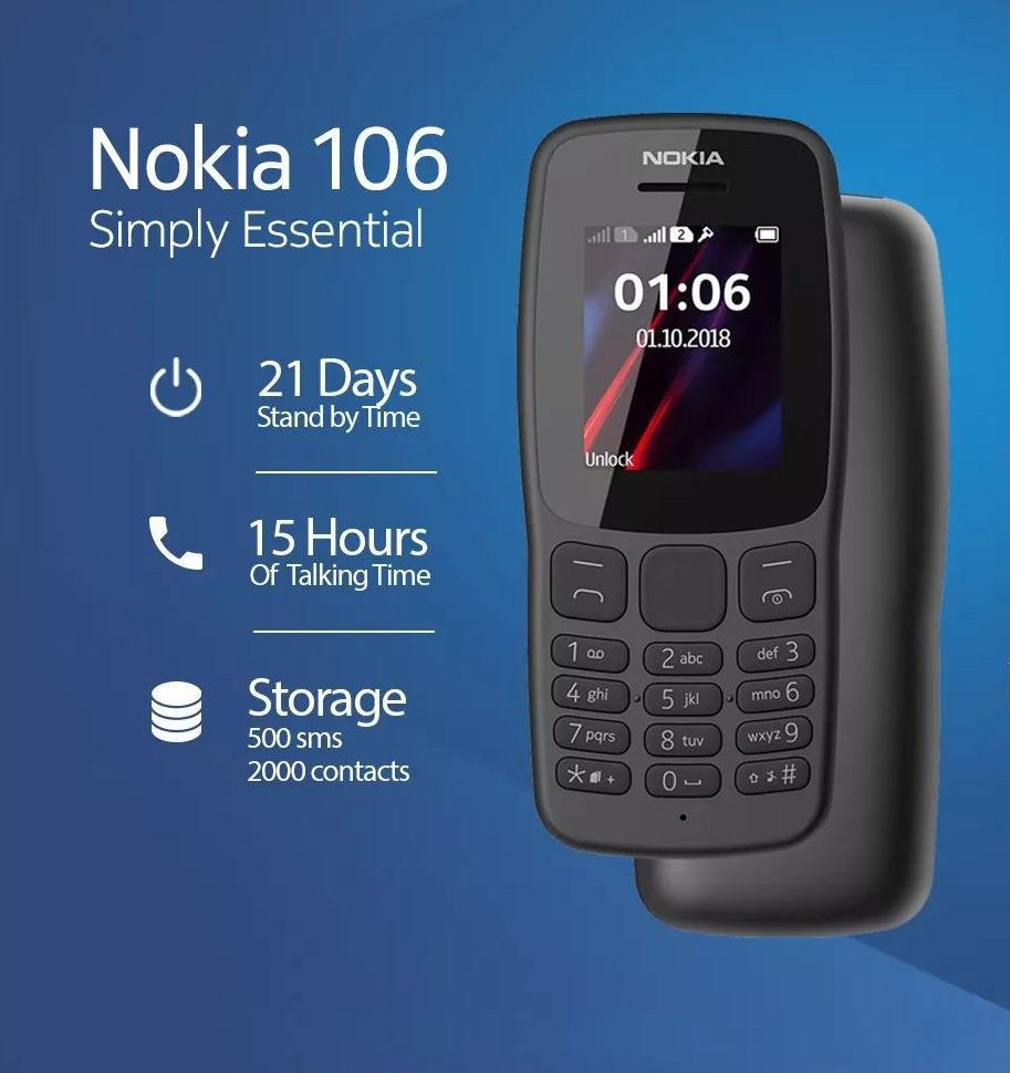 موبایل نوکیا 106 ساخت ویتنام حافظه 4 گیگابایت